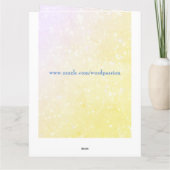 新生児ボーイケルブデザイングリーティング カード (裏面)