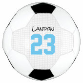 新生児ボーイサッカー選手の名前誕生年青 サッカーボール (正面)