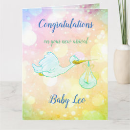 新生児ボーイデザイン カード