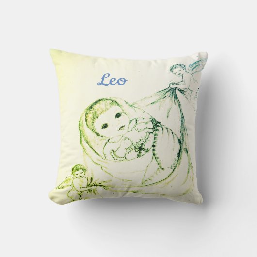 新生児ボーイデザイン クッション (正面)