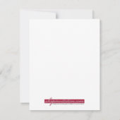 新生児ボーイフォトフラット発表 案内状 (裏面)