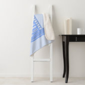 新生児ボーイブルークリブパーソナライズされたベビー シェルパブランケット (インサイチュ)