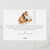 新生児メリーの詳細 | クリスマスカード 箔シーズンカード (裏面)