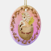 新生児ユニコーン セラミックオーナメント (右)