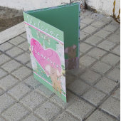 新生児付き/象折りグリーティングカード カード