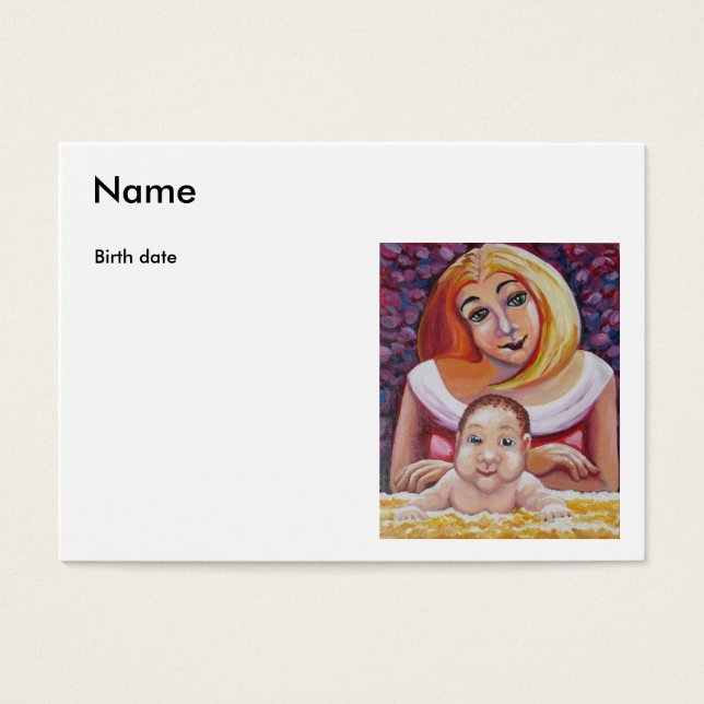 新生児写真カード (正面)