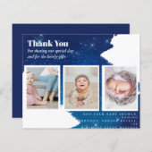 新生児写真サンキューカードモダン予算 (正面/裏面)