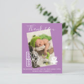 新生児写真サンキューカードモダン予算 (スタンド正面)