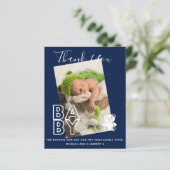 新生児写真サンキューカードモダン予算 (スタンド正面)