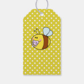 新生児写真サンキューカードモダン予算 ギフトタグ (裏面)