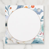 新生児写真サンキューカードモダン予算 フェイバータグ (裏面)