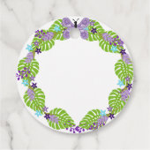 新生児写真サンキューカードモダン予算 フェイバータグ (裏面)