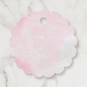 新生児写真サンキューカードモダン予算 フェイバータグ (裏面)