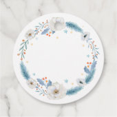 新生児写真サンキューカードモダン予算 フェイバータグ (裏面)