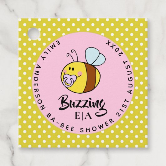 新生児写真サンキューカードモダン予算 フェイバータグ (正面)