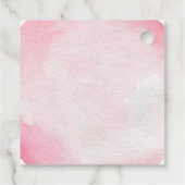 新生児写真サンキューカードモダン予算 フェイバータグ (裏面)