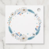 新生児写真サンキューカードモダン予算 フェイバータグ (裏面)