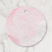 新生児写真サンキューカードモダン予算 フェイバータグ (裏面)