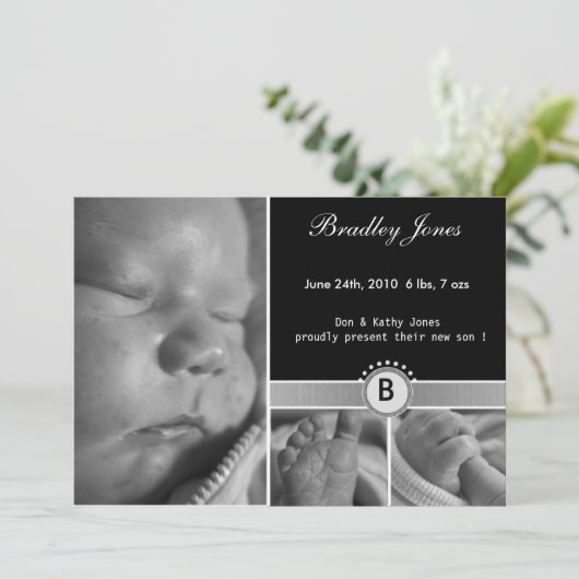 新生児到着券 案内状 (スタンド正面)