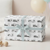 新生児到着&ベビーシャワーラッピング紙 ラッピングペーパーシート