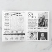 新生児告知カード | 新聞ベビー来ズ カード (内部)