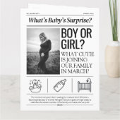 新生児告知カード | 新聞ベビー来ズ カード (裏面)