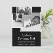 新生児告知カード 案内状 (スタンド正面)