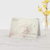 新生児女 カード (黄色い花)