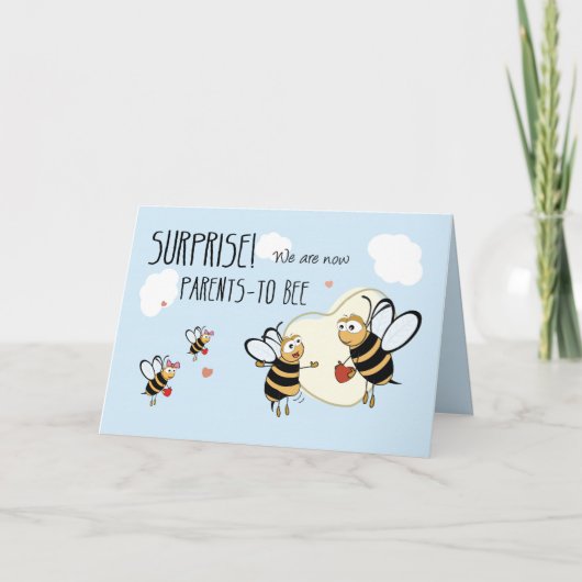 新生児妊娠の発表を期待， 3rd Bab 案内状 (正面)