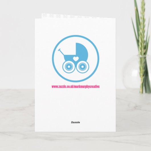 新生児孫カード 案内状 (裏面)