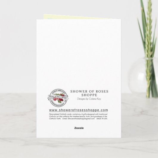 新生児孫宗祖父母 カード (裏面)