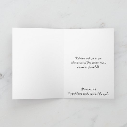 新生児孫祖父母 カード (内部)