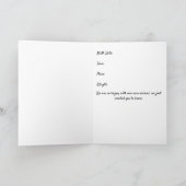 新生児少年の発表とベビー、キャリッジ、犬 カード (内部)