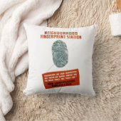 新生児指紋局 クッション (ブランケット)