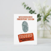 新生児指紋局 ポストカード (スタンド正面)