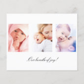 新生児歓迎フォト誕生予算発表 チラシ (裏面)