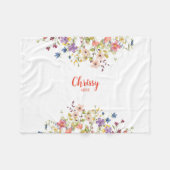 新生児毛布 フリースブランケット (正面(横))