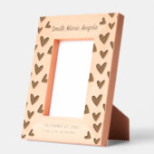 新生児生まれたばかりのギフトの状態 レーザー彫刻フレーム (左)