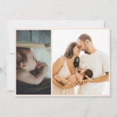 新生児発表の開始スクリプト 案内状 (裏面)