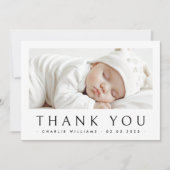 新生児発表写真サンキューカード サンキューカード (正面)
