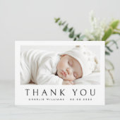 新生児発表写真サンキューカード サンキューカード (スタンド正面)