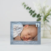 新生児発表葉書のご紹介 案内ポストカード (スタンド正面)