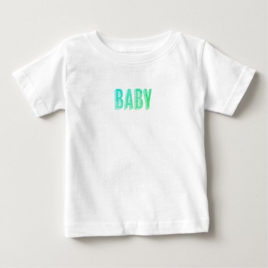 新生児発表 ベビーTシャツ (正面)