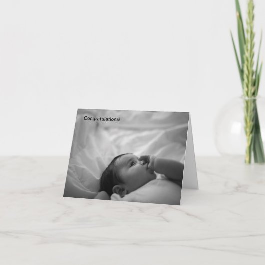 新生児祝い カード (正面)