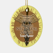 新生児素晴らしナースカスタムナースオーナメント セラミックオーナメント (右)