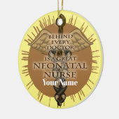 新生児素晴らしナースカスタムナースオーナメント セラミックオーナメント (左)