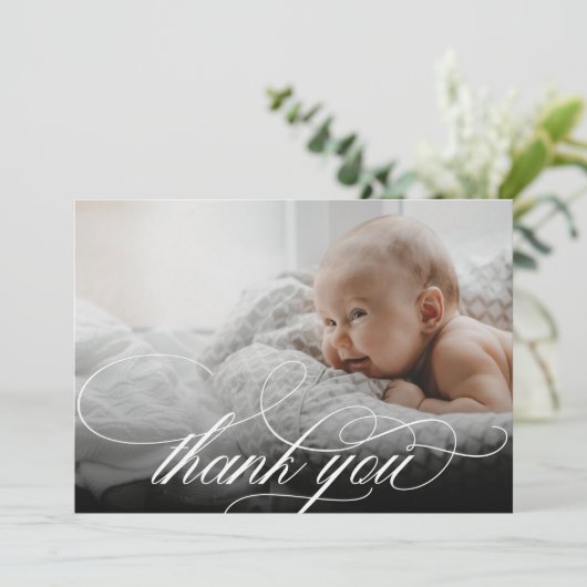 新生児誕生のお知らせありがとう サンキューカード (スタンド正面)