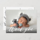 新生児誕生のお知らせ有難うはがき ポストカード (正面/裏面)