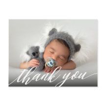 新生児誕生のお知らせ有難うはがき