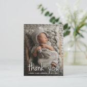 新生児誕生のお知らせ ポストカード (スタンド正面)